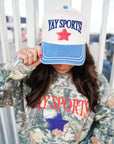 Yay Sports! - Denim Vintage Trucker Hat KenzKustomz