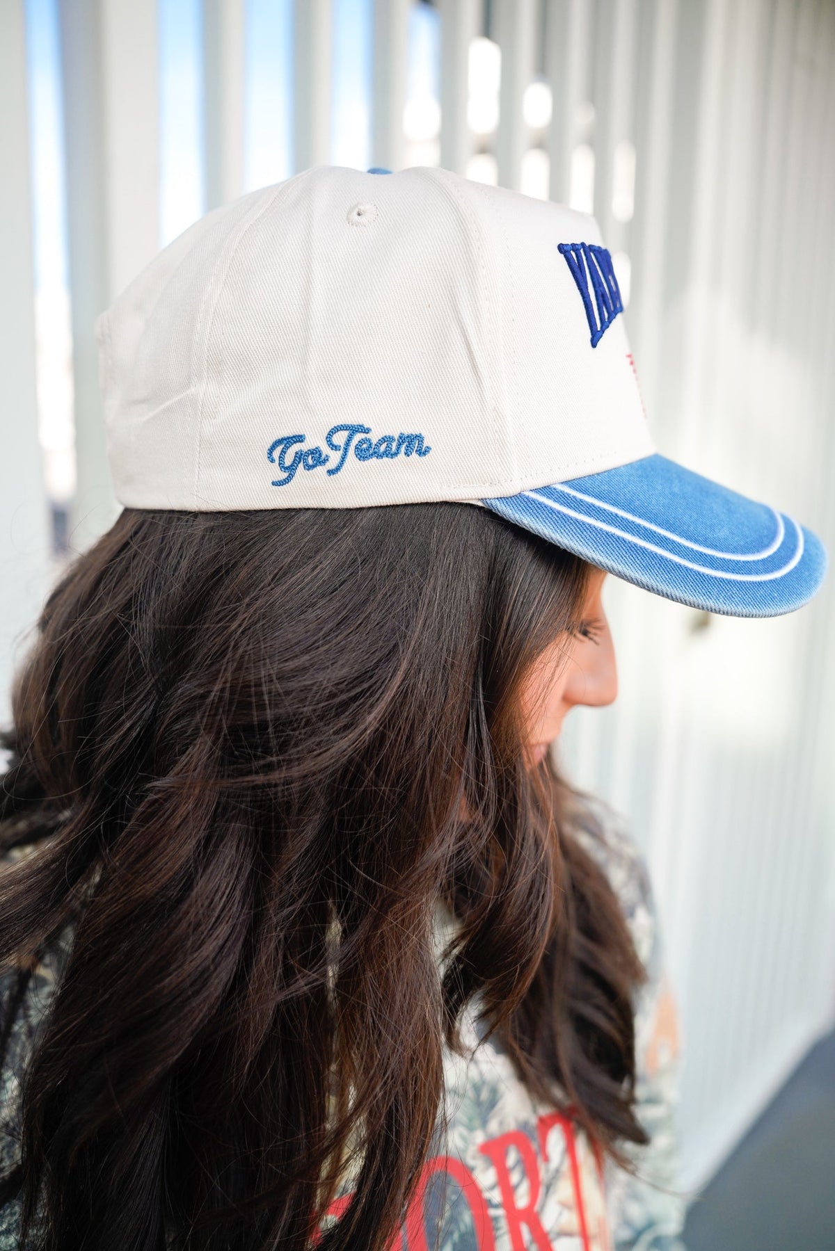 Yay Sports! - Denim Vintage Trucker Hat KenzKustomz