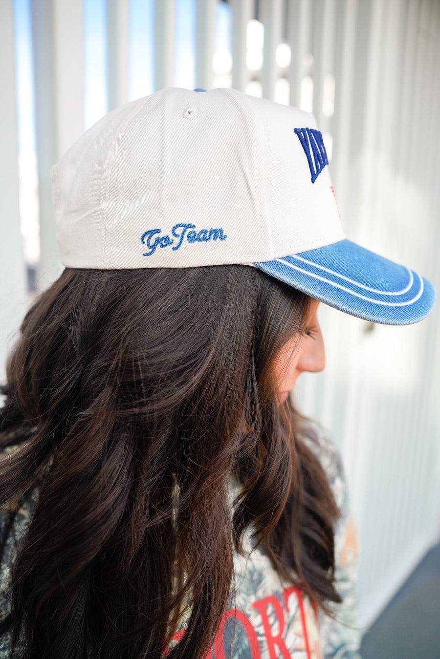 Yay Sports! - Denim Vintage Trucker Hat KenzKustomz