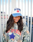 Yay Sports! - Denim Vintage Trucker Hat KenzKustomz