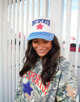 Yay Sports! - Denim Vintage Trucker Hat KenzKustomz