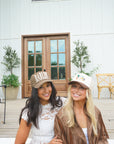 Lucky Duck - Brown Corduroy Trucker Hat KenzKustomz