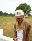 Lucky Duck - Brown Corduroy Trucker Hat KenzKustomz