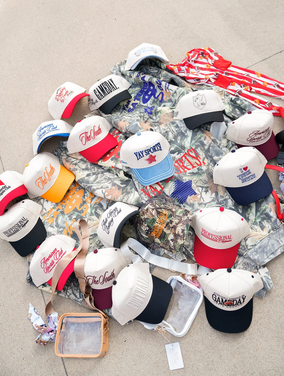 Yay Sports! - Denim Vintage Trucker Hat KenzKustomz