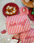Hair Stuff - Pink & Red Stripes XL Bag