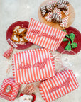 Skin Stuff - Pink & Red Stripes Large Bag