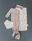 Meadow Floral Muslin Bib