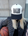 Baller - Black Vintage Trucker Hat