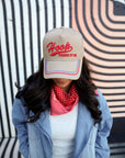 Hoop there it is - Tan Vintage Trucker Hat