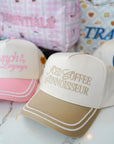 Iced Coffee Connoisseur - Tan Vintage Trucker Hat