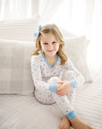 Ditsy Blue Floral | Two-Piece Pajama Set