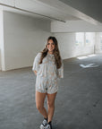 Women's Bamboo Short Set | Woodland forever french baby