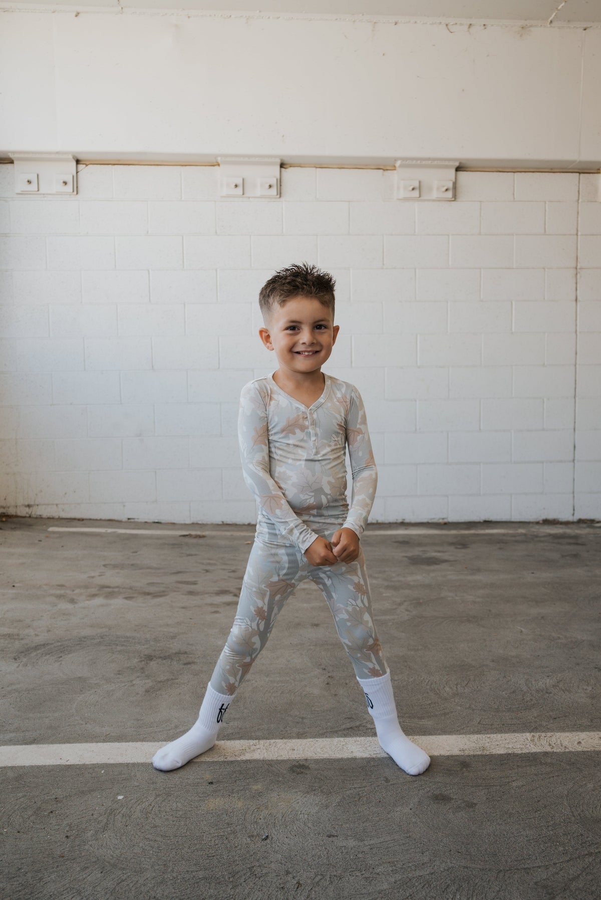 Bamboo Two Piece Pajamas | Woodland forever french baby