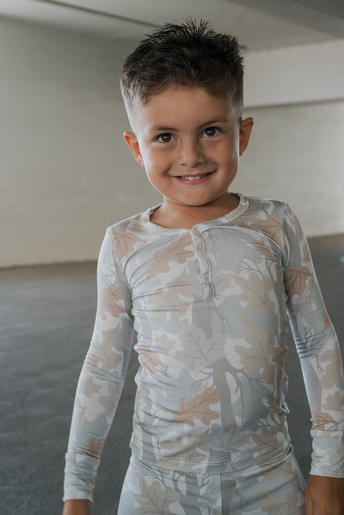 Bamboo Two Piece Pajamas | Woodland forever french baby