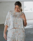 Women’s Boxy Crop Tee | Woodland forever french baby