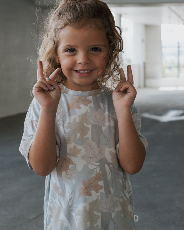 Girl's Bamboo Short Set | Woodland forever french baby