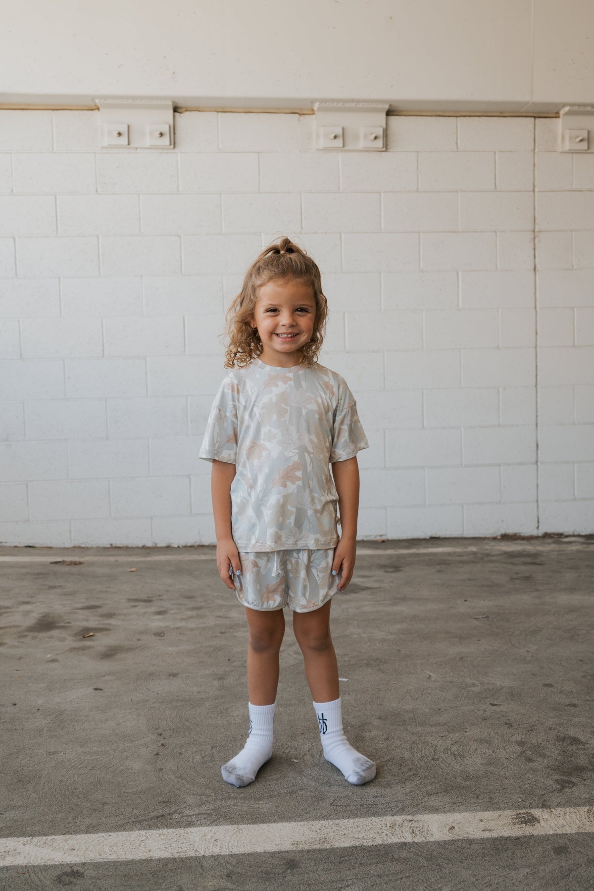 Girl's Bamboo Short Set | Woodland forever french baby