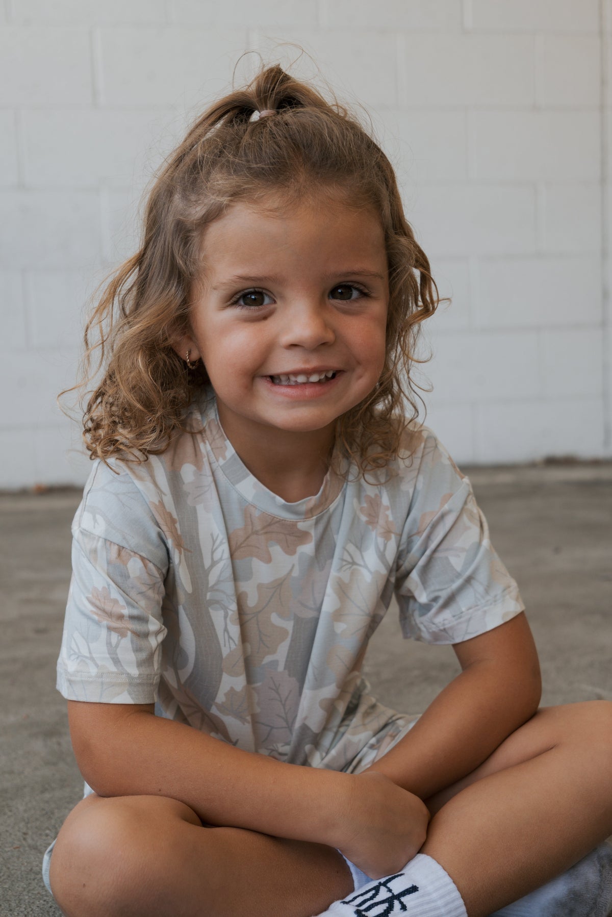 Girl's Bamboo Short Set | Woodland forever french baby