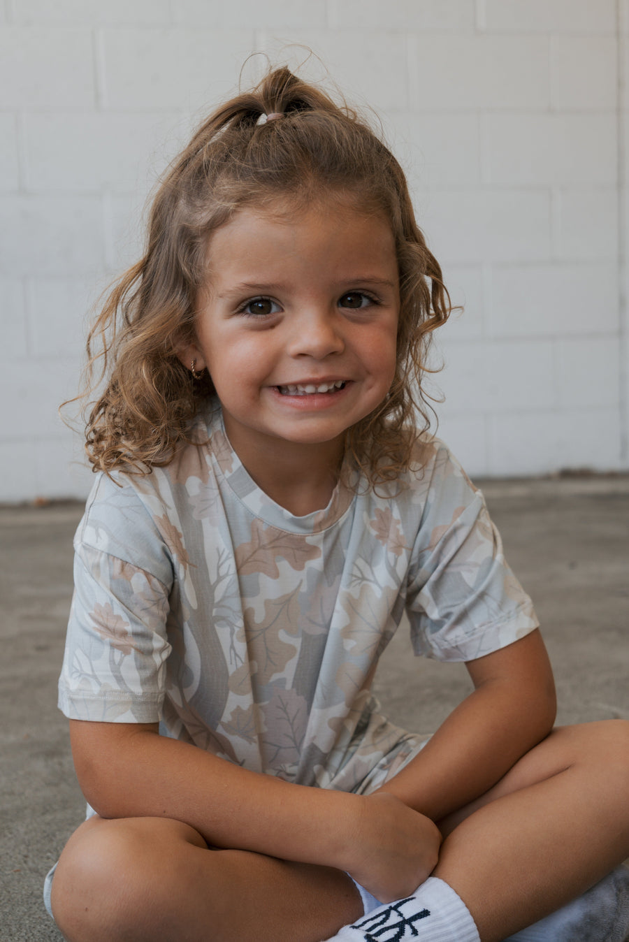 Girl's Bamboo Short Set | Woodland forever french baby