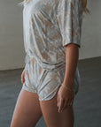 Women's Bamboo Short Set | Woodland forever french baby