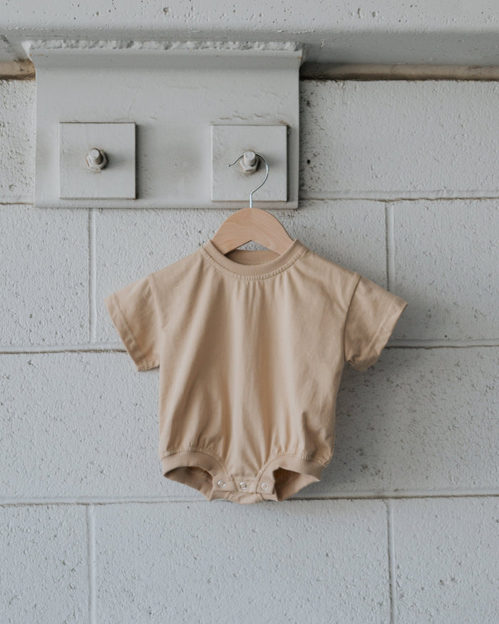 T-Shirt Romper | Toffee forever french baby