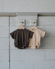 T-Shirt Romper | Espresso forever french baby