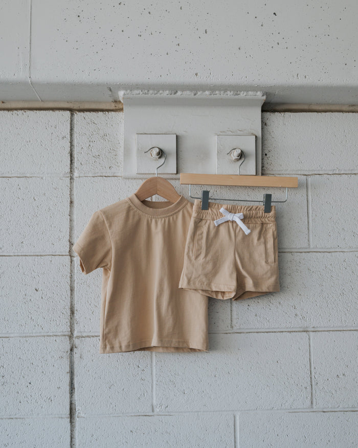 Child Short Set | Toffee forever french baby