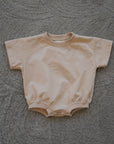 T-Shirt Romper | Toffee forever french baby