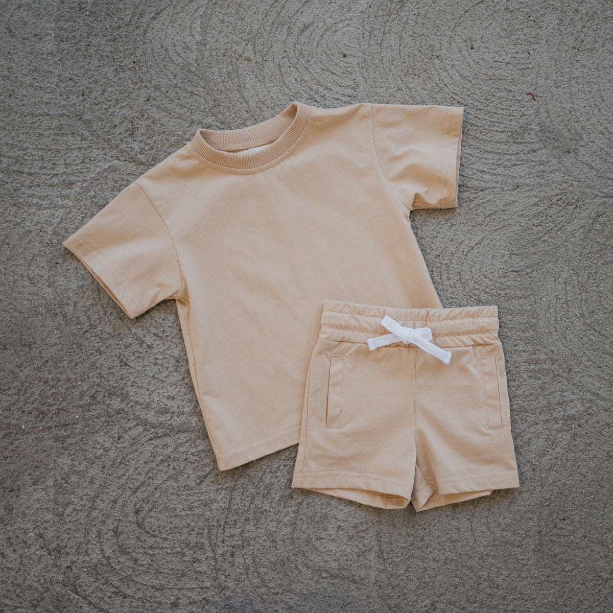 Child Short Set | Toffee forever french baby