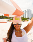 Ciao - Pink Canvas Trucker Hat