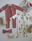 Lovey | Santa Teddy forever french baby