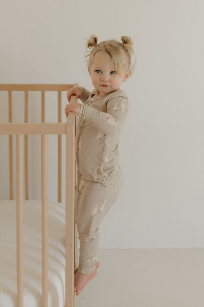 Bamboo Two Piece Pajamas | Silly Goose forever french baby