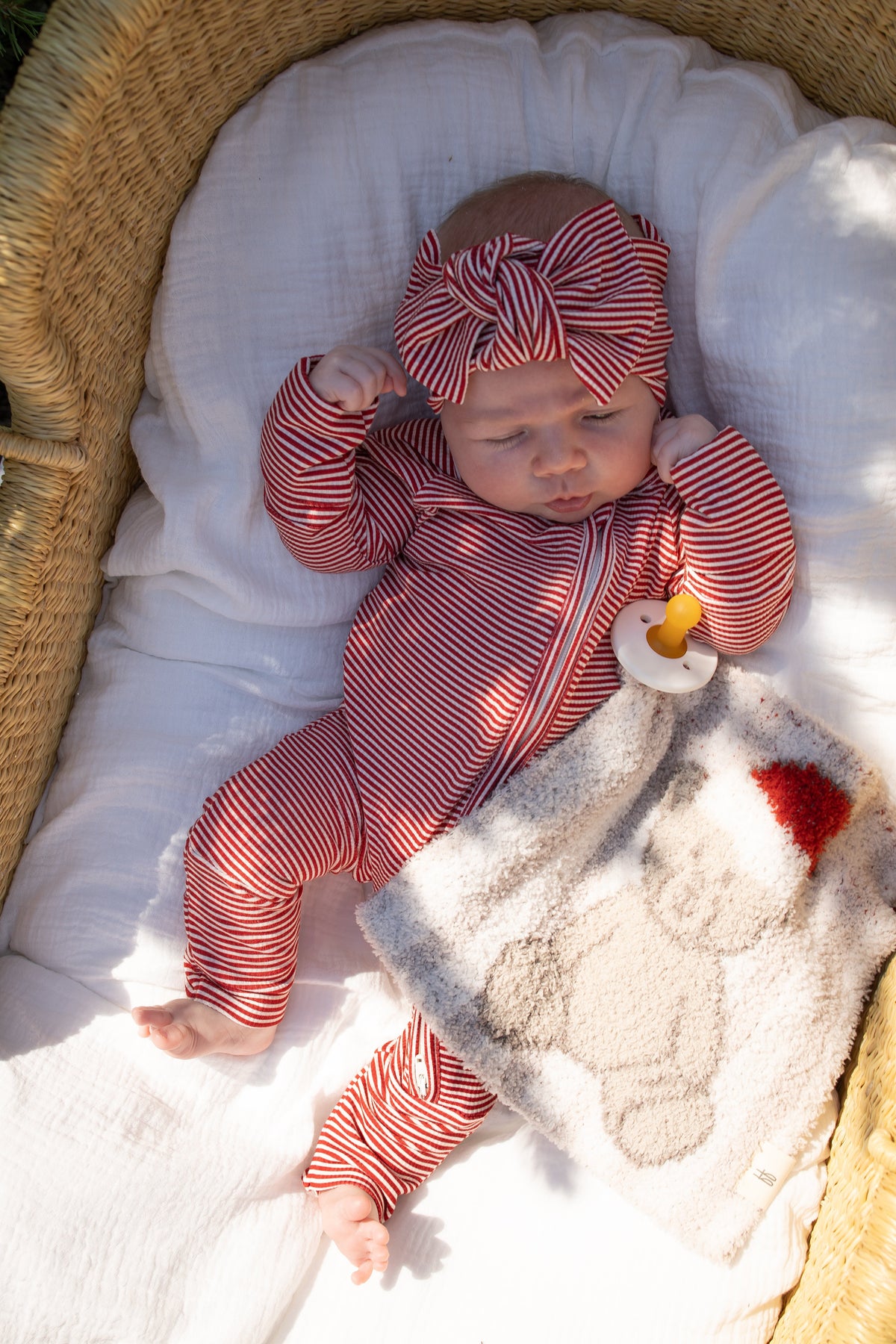 Lovey | Santa Teddy forever french baby