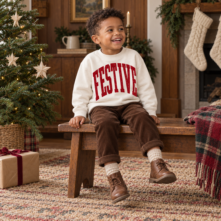 Festive Varsity Pullover SBG Co.