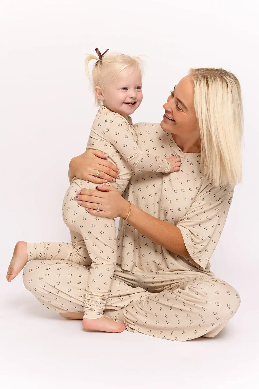 Women's Boxy Tee Lounge Set | Flora forever french baby