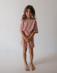 Child Terry Short Set | Sea Pink