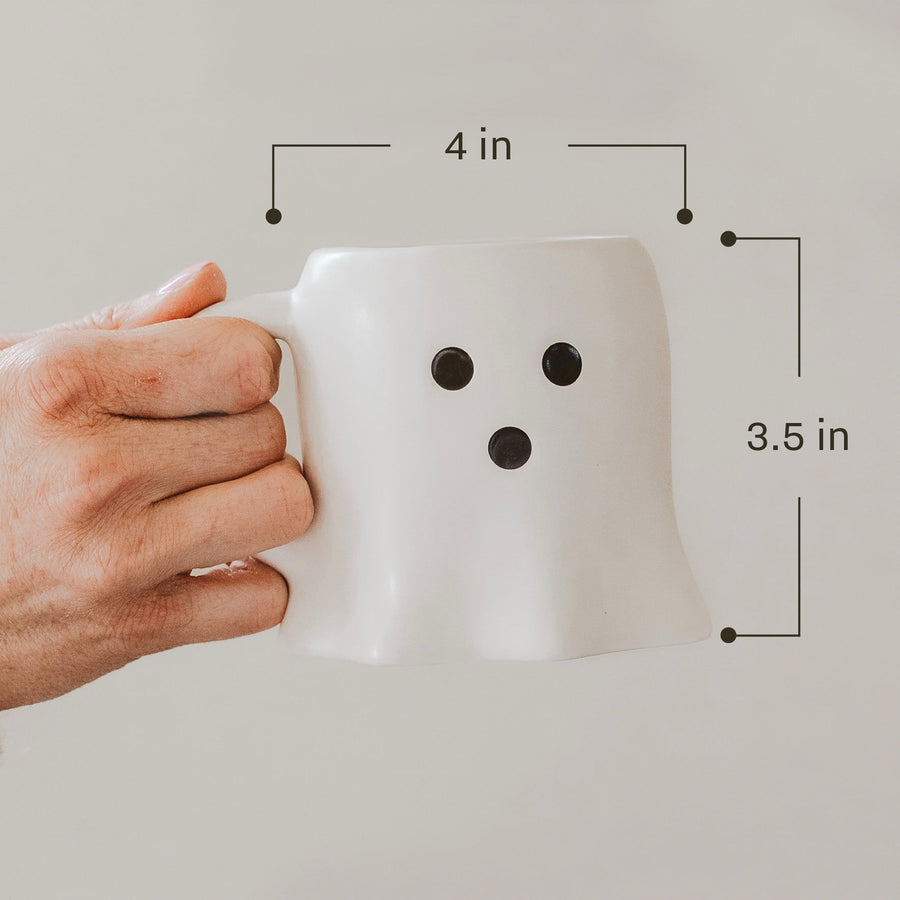 Black Ghost 12 oz Figural Coffee Mug Sweet Water Decor