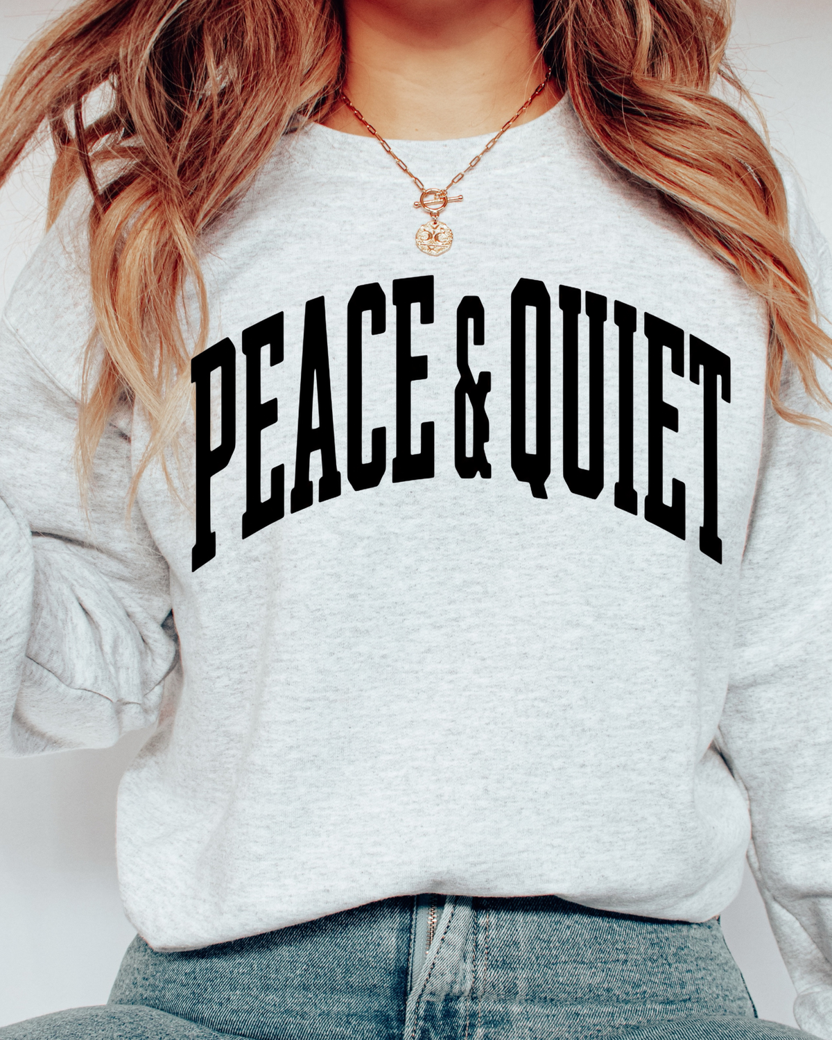 PEACE &amp; QUIET Varsity Pullover SBG Co.