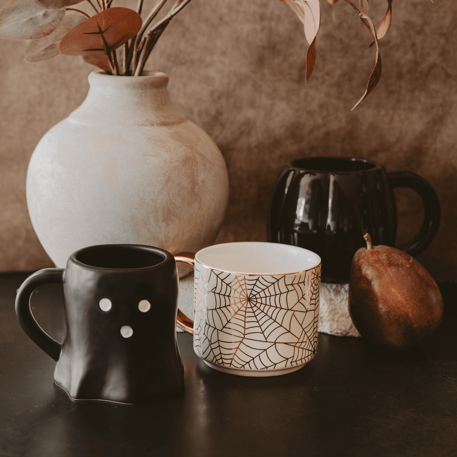 Black Ghost 12 oz Figural Coffee Mug Sweet Water Decor