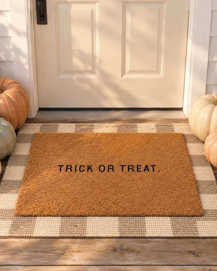Trick or Treat Doormat SBG Co.