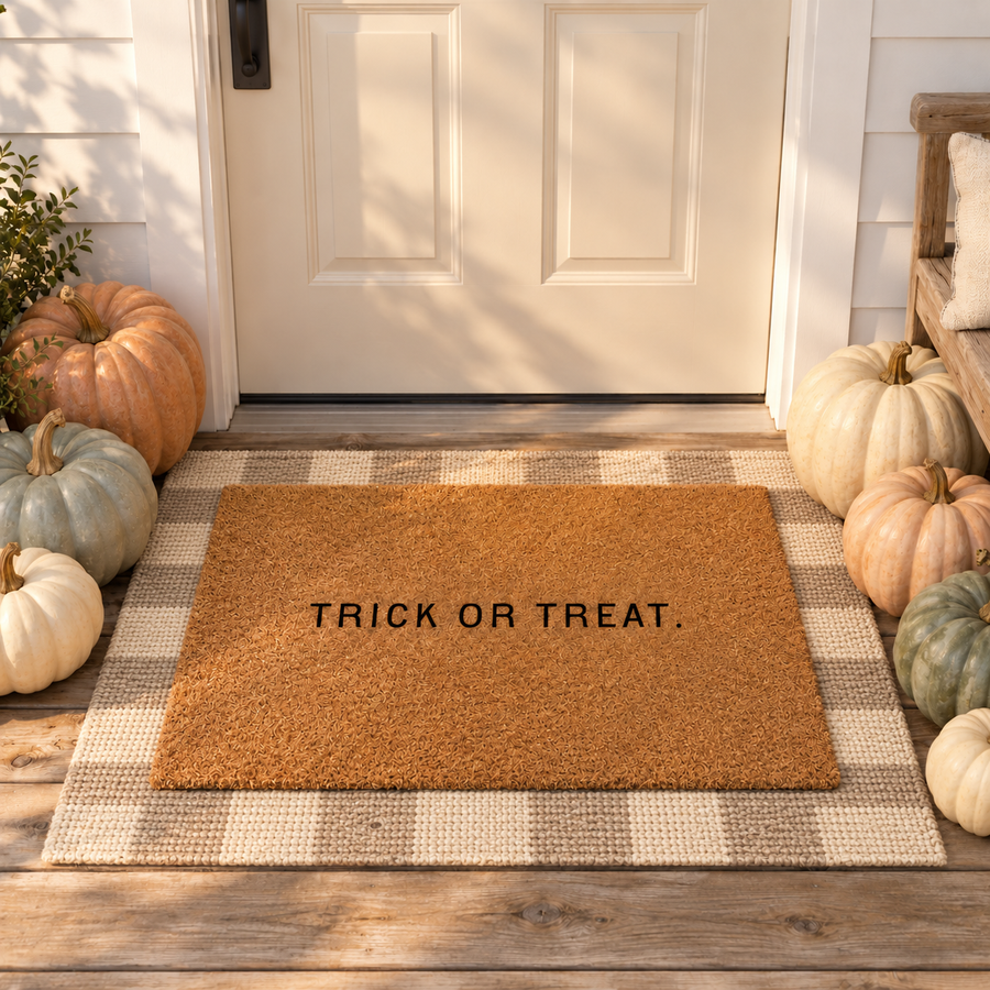 Trick or Treat Doormat SBG Co.