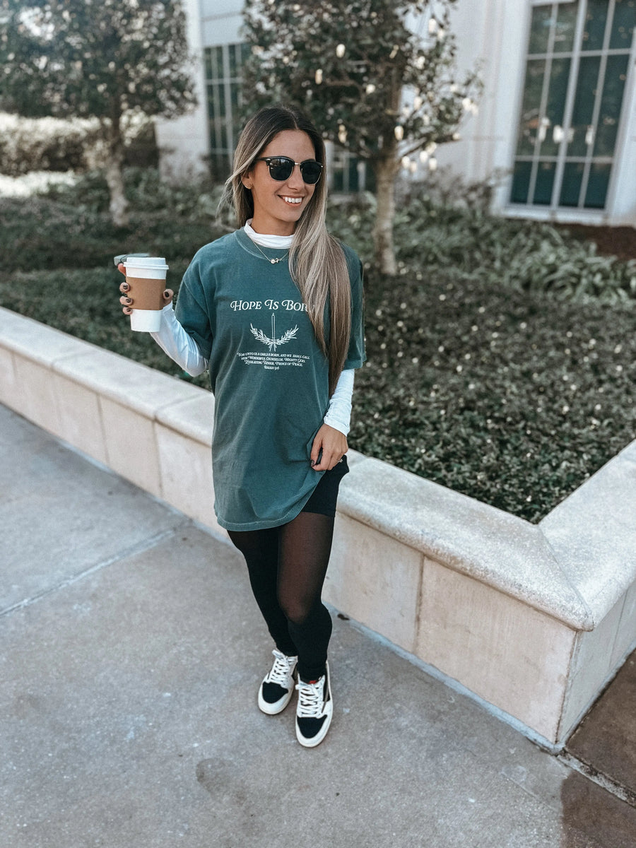 Hope is Born Isaiah 9:6  Tee Saved by Grace Co.