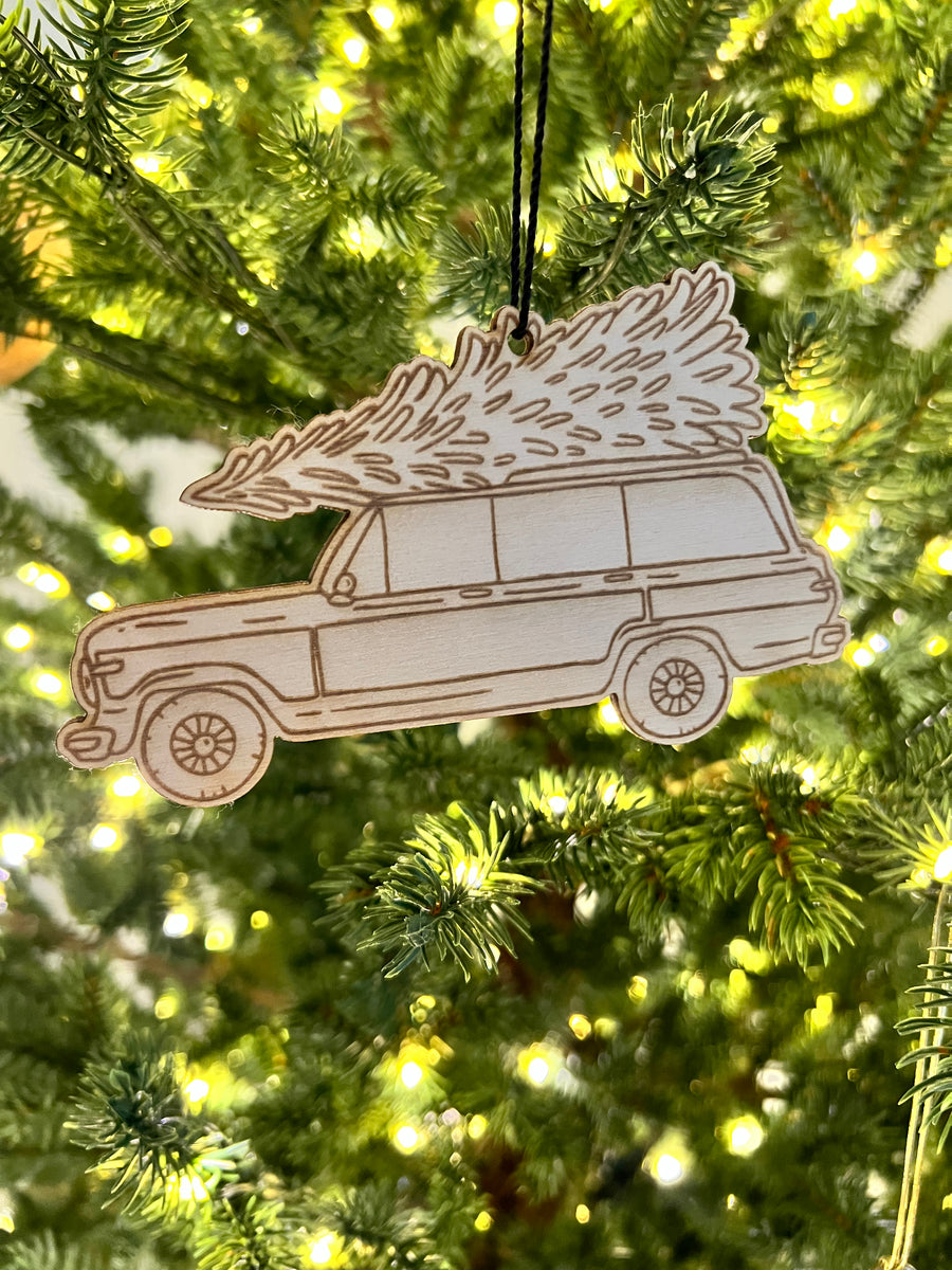 Christmas Wagoneer Ornament - Doorbuster