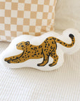 Cheetah Canvas Pillow | Handmade Accent Pillow
