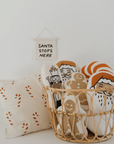 gingerbread cookie person pillow