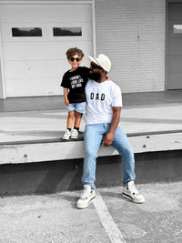 Dad Minimal Tee Final Sale Saved by Grace Co.