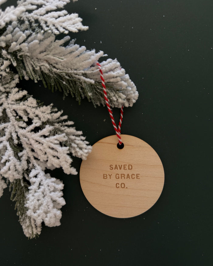 Custom Circle Ornament SBG Co.