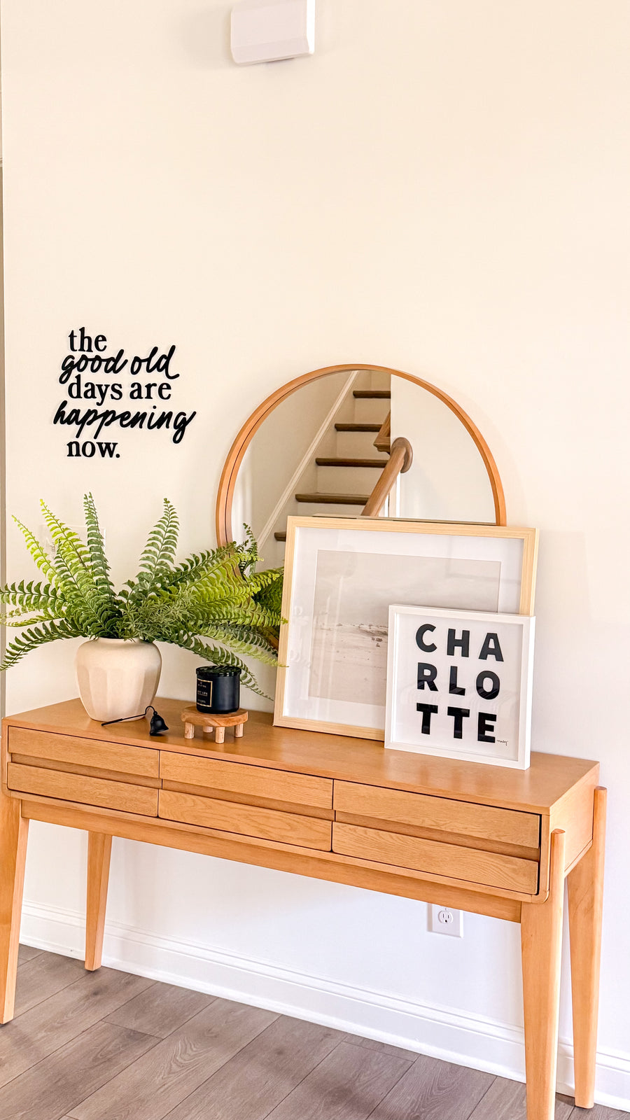 The Good Old Days Are Happening Now Custom Made Sign SBG Co.