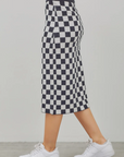 PRE ORDER - Midi Checkered Skirt