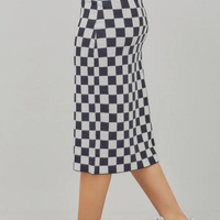 Midi Checkered Skirt - FINAL SALE